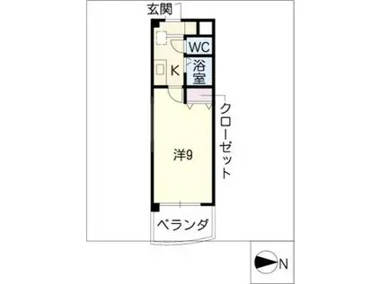 アトレHAYASHI(1K/3階)の間取り写真