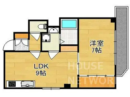 マックコーポ(1LDK/5階)の間取り写真