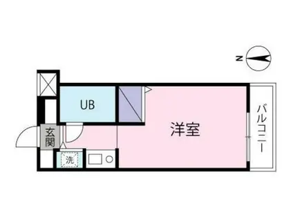 ジョイフル八王子(ワンルーム/2階)の間取り写真