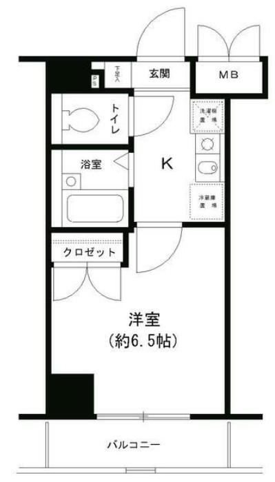 T&G東池袋マンション(1K/3階)の間取り写真