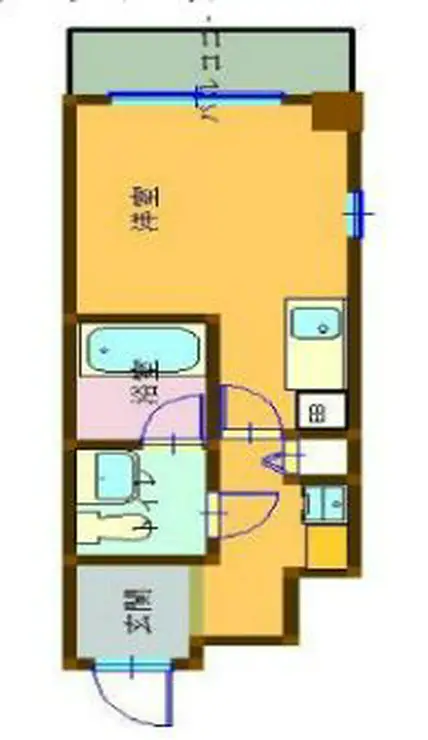 ウエストカミオ 4階階 間取り