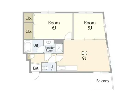 ステラ・II(2DK/3階)の間取り写真