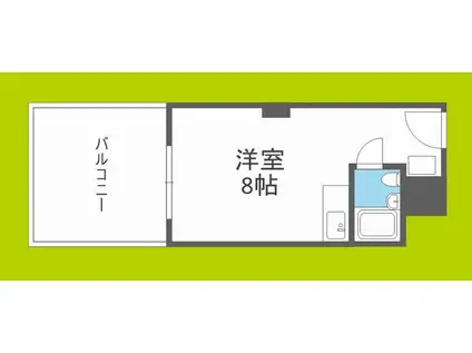 ハイネスト新大阪(ワンルーム/4階)の間取り写真