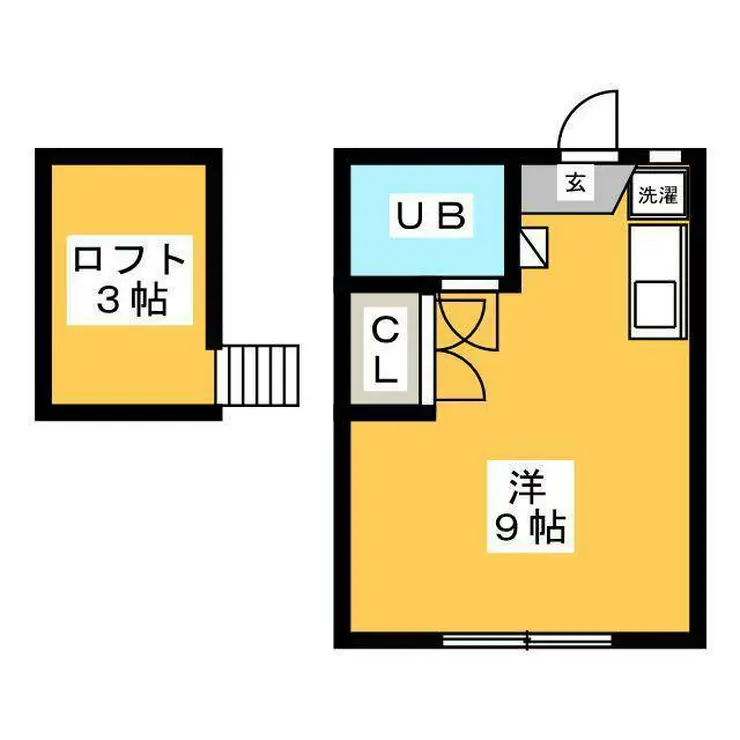ヴィラ本厚木 2階階 間取り