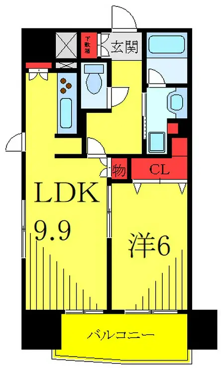 パークキューブ板橋本町 10階階 間取り