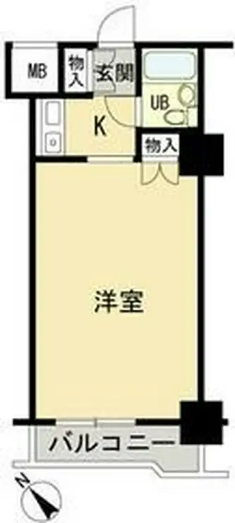 スクエア長者町 3階階 間取り