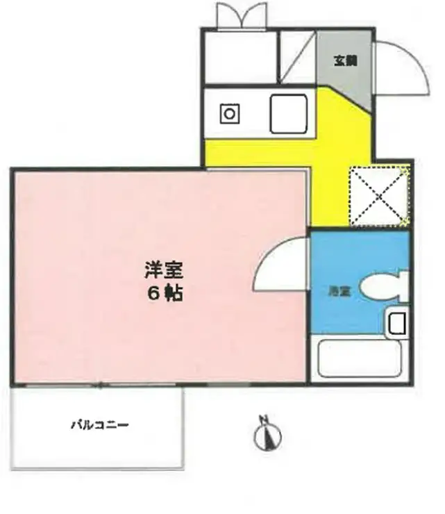 オネスティ大久保参番館 3階階 間取り