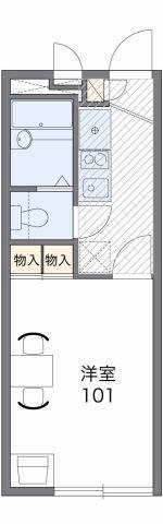 レオパレスラエスペランサ(1K/1階)の間取り写真