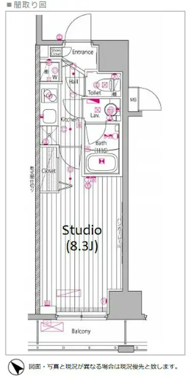 ガーラ・ステーション横濱関内 10階階 間取り