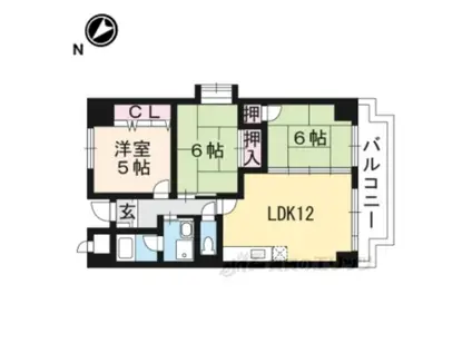 ベルメゾン宮下(3LDK/1階)の間取り写真