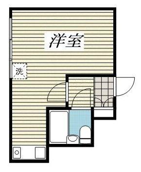 ライオンズマンション杉並妙法寺(ワンルーム/1階)の間取り写真