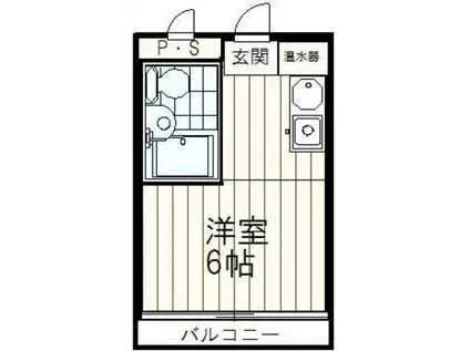 リエス多摩センター(ワンルーム/3階)の間取り写真