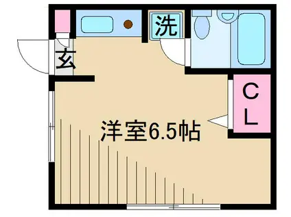 プリマヴェーラ(ワンルーム/1階)の間取り写真