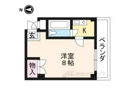 リスプレンデント・レジデンス(1K/3階)の間取り写真