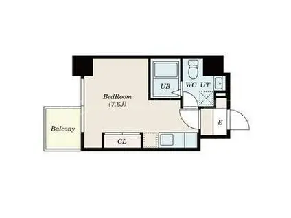 プライマル札幌北18条(ワンルーム/9階)の間取り写真