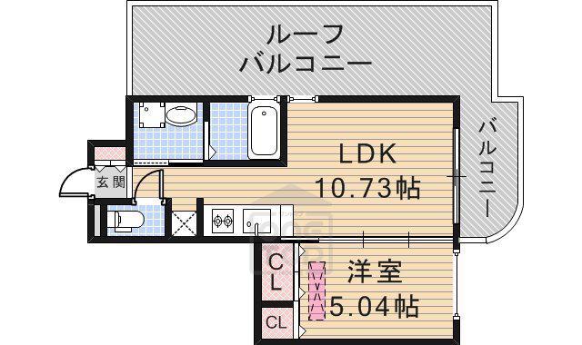 メゾンルミエール(1LDK/3階)の間取り写真
