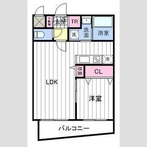 アビタシオン菊水(1K/1階)の間取り写真