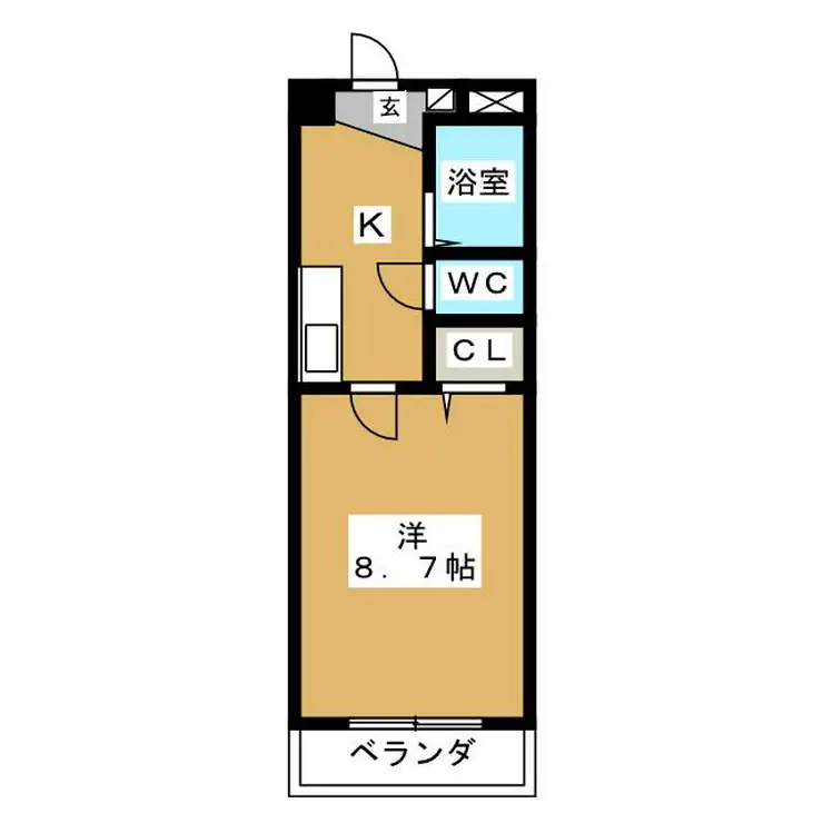 セナリオフォルム柏VII 4階階 間取り