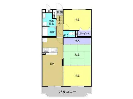 コンステレーション(3LDK/3階)の間取り写真