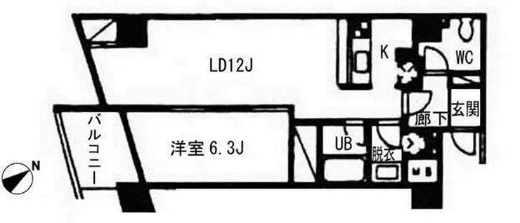 ヴォアラクテ西早稲田 2階階 間取り