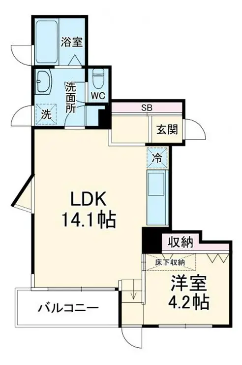 WING COURT 5階階 間取り