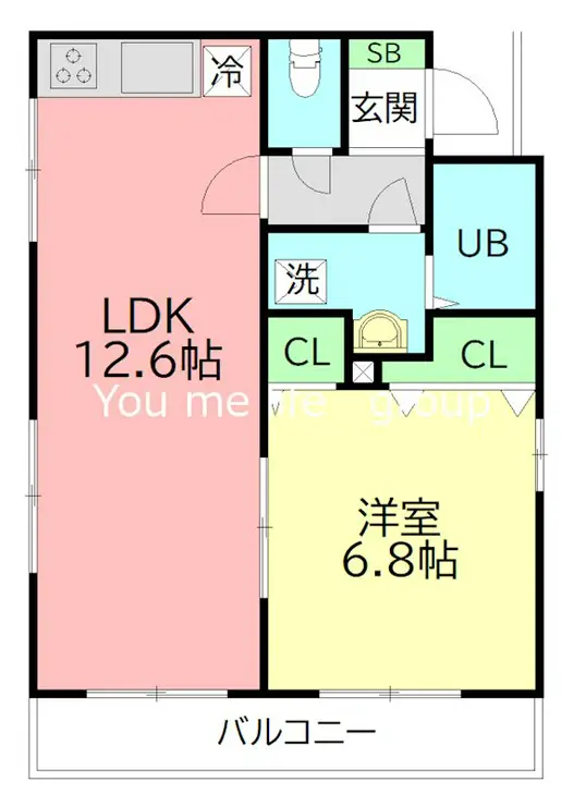 ハイライフ石上 3階階 間取り