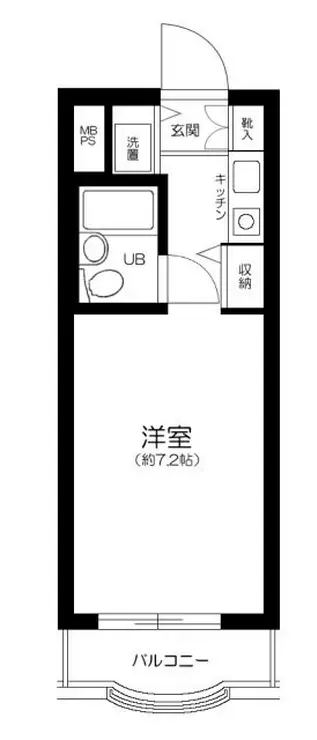 パークノヴァ横浜参番館 11階階 間取り