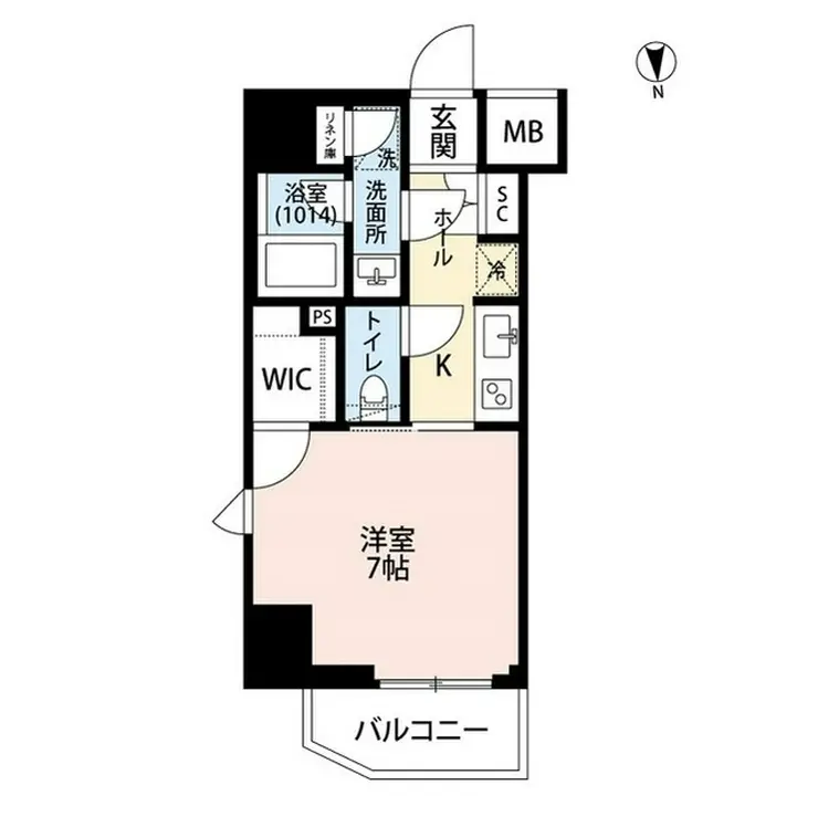 プレール・ドゥーク菊川駅前 3階階 間取り