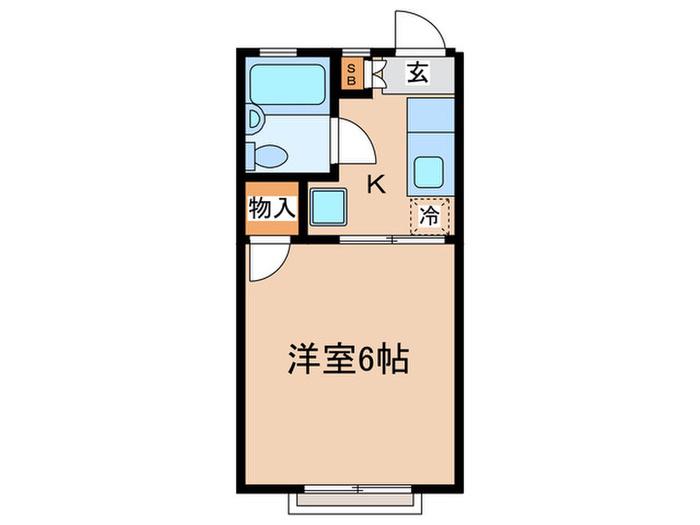 グレースワセダ(1K/2階)の間取り写真
