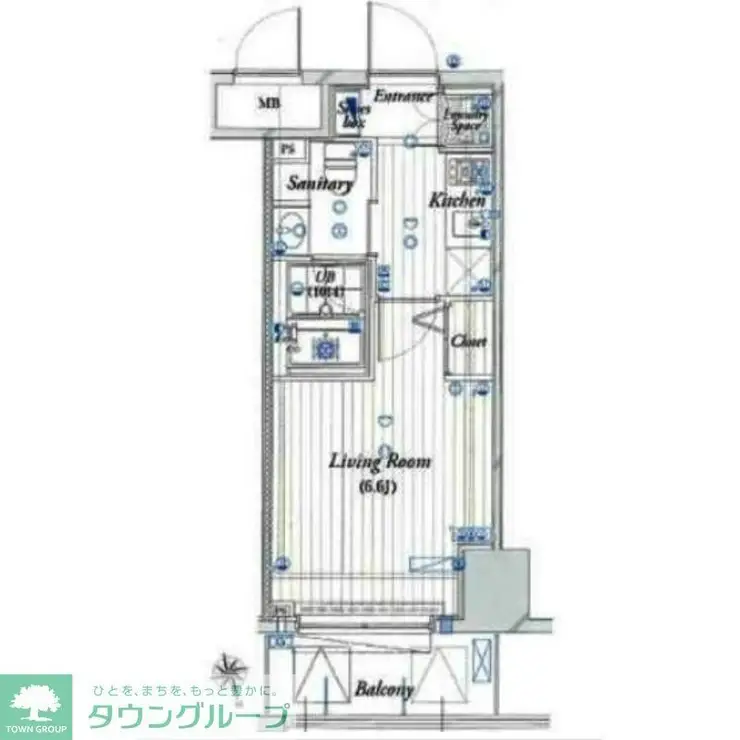 THEパームス東武練馬 7階階 間取り