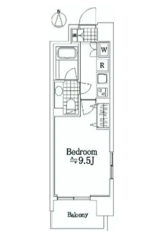アクロス新宿 3階階 間取り