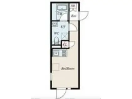 PASEO市谷台町II パセオ市谷台町(ワンルーム/2階)の間取り写真