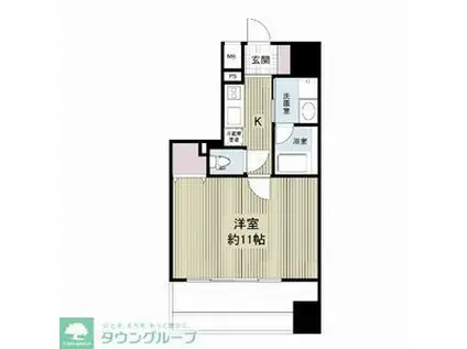 レジディア久屋大通(1K/5階)の間取り写真