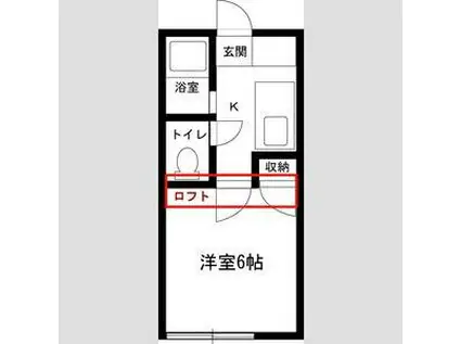 KUJIRAーSO(1LDK/3階)の間取り写真