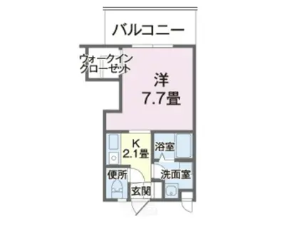 BREEZEHILLLEQUIOSMAJIII(1K/2階)の間取り写真