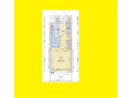 プレサンス東三国駅前グランクラス(1K/7階)の間取り写真