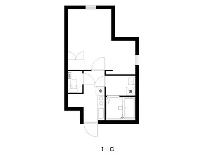 REFORMA中野(1K/1階)の間取り写真