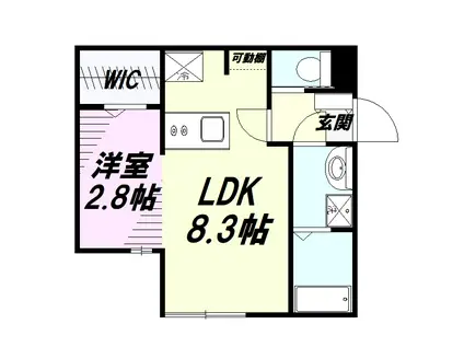 KEIAI RESIDENCE 西八王子IV 2(1LDK/3階)の間取り写真
