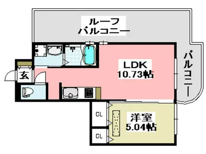 メゾンルミエール(1LDK/3階)の間取り写真