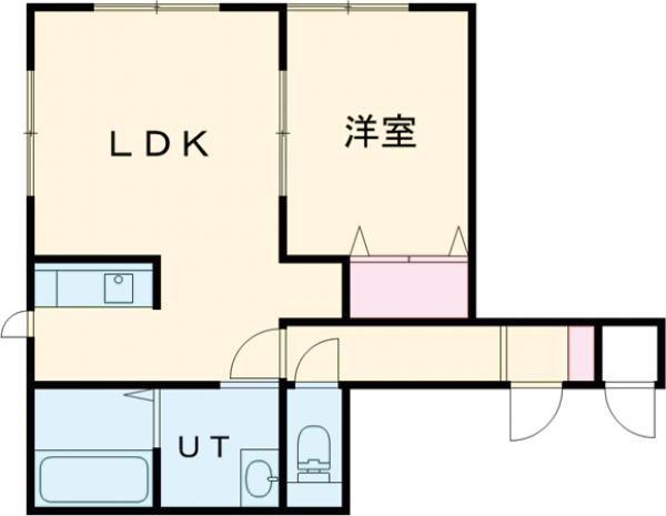 LA CLAIR23(1LDK/1階)の間取り写真