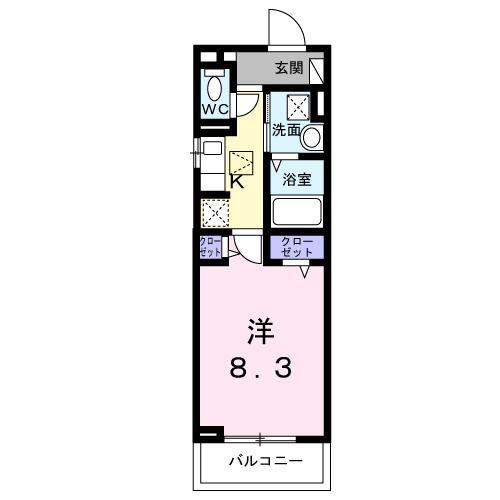 コンテ池田(1K/1階)の間取り写真