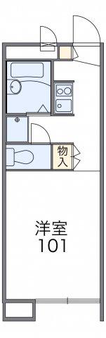 レオパレスせいざん(1K/2階)の間取り写真