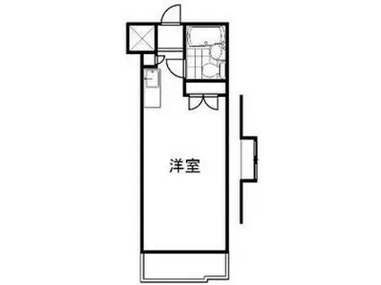 メゾンドトルシュ(ワンルーム/1階)の間取り写真