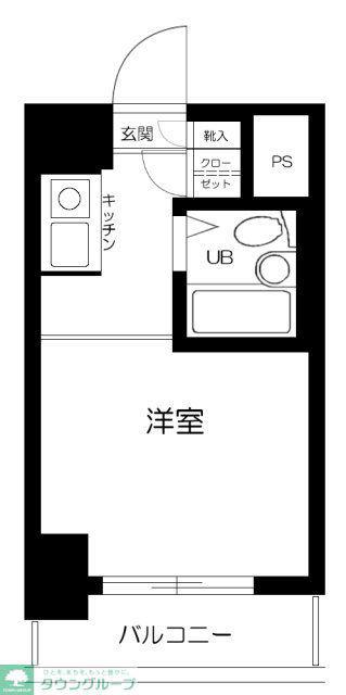 フォーラム・イン東京Ⅰ(ワンルーム/11階)の間取り写真