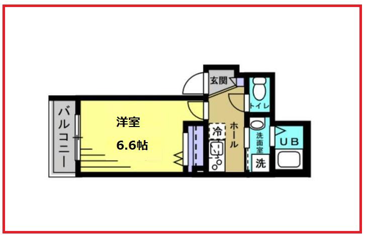 ラパ堀切菖蒲園(1K/2階)の間取り写真