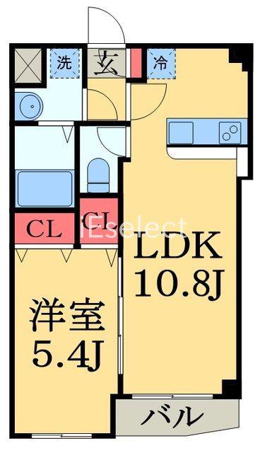 CHEZ PLAISANT(1LDK/2階)の間取り写真