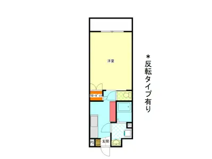 ＪＲ参宮線 五十鈴ケ丘駅 徒歩13分 4階建 築28年(1DK/1階)の間取り写真