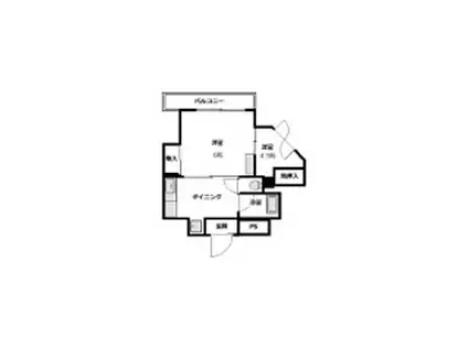 モンフォーレ尾久駅前(2DK/3階)の間取り写真