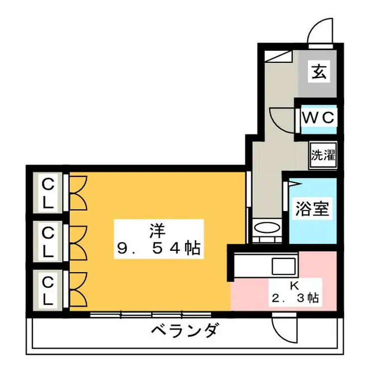 ツインタワー浦安 8階階 間取り