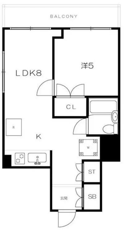 アトゥレ柿の木坂 5階階 間取り